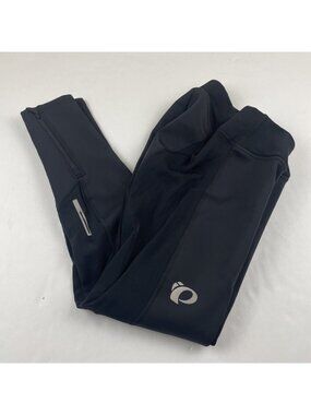 Pearl Izumi Fleece Lined Pants Leggings Men’s M Black Soft Shell Zip Ankles